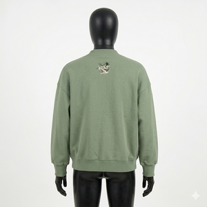 Sudadera de moda coreana personalizada, superventas, de invierno, lisa, oversize, casual, con cuello redondo, estilo urbano, moderna, 100% algodón - Product Image 5