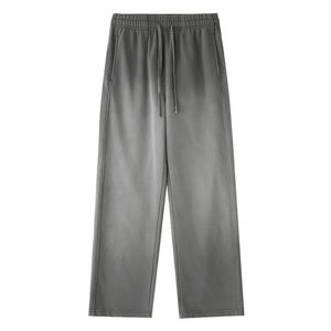 Pantalon de survêtement unisexe personnalisé en coton respirant 360 g/m² coupe oversize taille mi-haute pour l'automne - Product Image 1