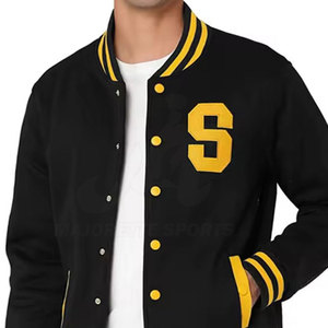 Veste de baseball personnalisée de style streetwear avec un confort premium, moderne et classique, en promotion - Product Image 4