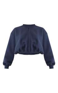 Ensemble de survêtement pour femme, hiver, deux pièces, sweat-shirt court uni et pantalon de jogging, tenue décontractée confortable assortie, tissu doux, 2 pièces - Product Image 3