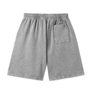 Pantalones Cortos Bermuda de Punto para Hombre, Color Gris, 100% Algodón, Cintura Elástica, Bolsillos, Estilo Vintage, Transpirables, Corte Medio, Ecológicos, de Secado Rápido - Product Image 6
