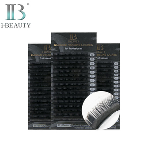 Extensions de cils I-BEAUTY - Cils volumineux russes Ib Premium Mix, longs et naturels, fabriqués à la main en Corée - Product Image 1