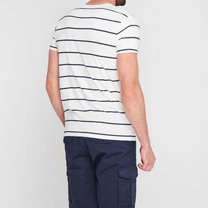 T-shirt en coton pour homme, décontracté, respirant, coupe ample, style urbain tendance, manches courtes, à porter en été - Product Image 5