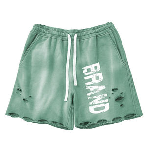 Shorts légers délavés à l'acide, conçus pour l'été, les activités de plein air et l'usage quotidien - Product Image 3
