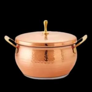 Casserole en métal de haute qualité, pot isotherme pour servir, utilisation quotidienne pour la cuisine, la table à manger, le service et le stockage des aliments - Product Image 2