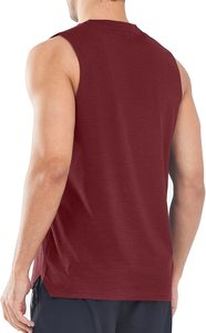 Camiseta sin mangas de mezcla de algodón para hombre al por mayor, chaleco de moda de verano, cómodo para uso diario, marca personalizada disponible - Product Image 2