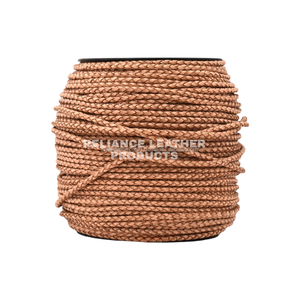 RTS 3mm Natural <b>Braided</b> Bolo Leather <b>Cord</b> for Bracelet and Necklace Making Jewelry Craft Leather <b>Cord</b> - Product Image 5