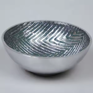 High Quality Aluminum Cast Eco-Friendly Classic Serving Bowl for Party Salad <b>Weddings</b> & Hotel Use - Product Image 1