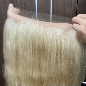 Novedades 2026: Cabello Humano Natural Liso HD con Encaje Frontal Suizo, Color 613 Asiático, 100% Vietnamita, Cabello Virgen de Proveedor - Product Image 6