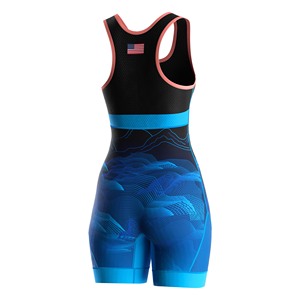 Débardeur de lutte pour femmes personnalisé, léger, haute performance, anti-humidité, respirant, extensible, avec coutures plates - Product Image 6