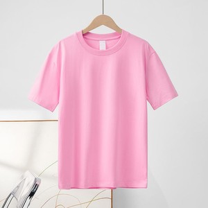 T-shirt uni pour homme, coton de haute qualité, col rond, tee-shirt décontracté, confortable pour tous les jours, style de vêtements de mode haut de gamme américain - Product Image 4