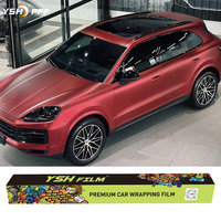 Film de protection de peinture (PPF) de luxe en TPU satiné gris météorite, garantie 10 ans, auto-réparant, changement de couleur, épaisseur 7,5 mil, 90 % de protection de la carrosserie