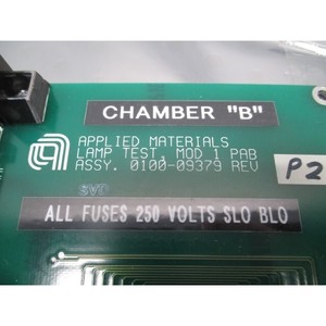 AMAT 0100-09379 ASSY, PCB, LAMP TEST, MOD 1, PAB - Équipements et pièces semi-conducteurs d'occasion fiables à l'échelle mondiale - Product Image 1