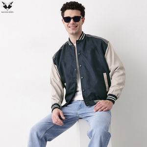 Latest Style Wool Make Your Own High Quality Best Selling Casual Wear Soft Touch Fabric Men Out Door Wear Varsity Jacket - Product Image 4