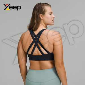 Soutien-gorge de sport pour femme XEEP de haute qualité XC-SB-60, simple, respirant, bretelles réglables, coussinets amovibles, maintien élevé, séchage rapide - Product Image 2