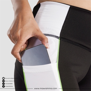 Legging Mawra de haute qualité pour femmes, legging de yoga à haute élasticité avec panneaux latéraux, idéal pour la gym, la course à pied, l'entraînement et les exercices. - Product Image 5