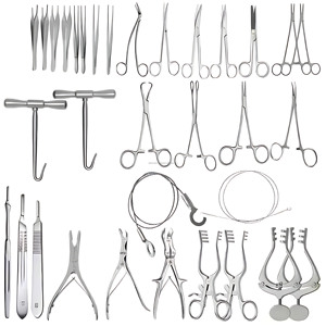 Juego de Instrumentos de Neurocirugía de Alta Calidad, 33 Piezas, Herramientas Quirúrgicas para Cirugía de Columna y Craneotomía, Proveedor Mayorista - Product Image 1