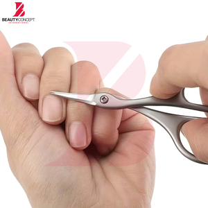 Ciseaux à cuticules en acier inoxydable, haute précision, lame incurvée à pointe fine, ciseaux de manucure pour soins professionnels des ongles - Product Image 5
