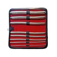 SURGINEXA SOA-554791132 Kit de dilatateurs orthopédiques 8 pièces, 8 pouces, en acier inoxydable, instruments chirurgicaux, kit de rangement multi-spécies