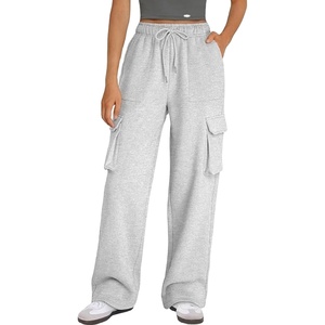 Pantalones Cargo de alta calidad para mujer, pantalones de chándal de pierna ancha, joggers de paracaídas, moda de otoño, ropa, trajes holgados, Invierno 2026 - Product Image 1