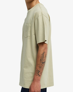 T-shirt décontracté pour homme de haute qualité, coupe classique, vert clair uni, manches courtes, col rond, 100 % coton jersey tricoté, teint uni, 2026 - Product Image 2