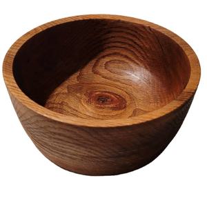 Saladier en bois naturel fait à la main en Inde, sculpté à la racine par Lametierartz, vaisselle en bois véritable par des artistes indiens - Product Image 1