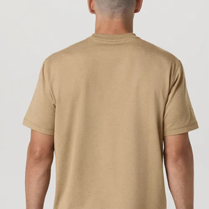 Nueva Camiseta de Corte Holgado Color Arena del Desierto para Hombre con Logotipo Personalizado, Premium, Minimalista, Casual, Esencial para la Calle, de Manga Corta - Product Image 2