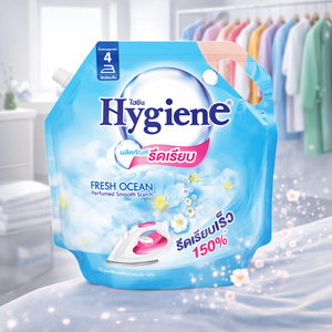 Spray de fécule lissante hygiénique 1,8 L, parfum Océan Frais, nettoyant liquide pour tissus repassés - Product Image 1