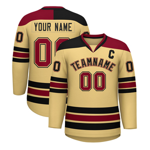 Maillot de hockey sur glace professionnel, finition lisse et durable, détails d'équipe personnalisés, tissu résistant, pour entraînement et matchs. - Product Image 5