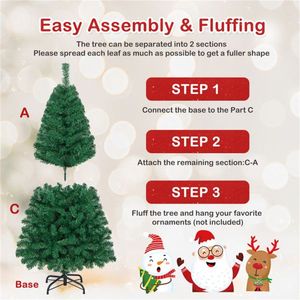 Albero di Natale Artificiale Verde di 1,5 Metri - Product Image 4