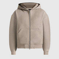 Nouveau survêtement pour homme de haute qualité, dernière mode, surdimensionné, personnalisé, à capuche, fermeture éclair, couleur unie, style survêtement surdimensionné pour homme