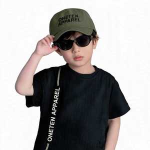ONETEN APPARELS <b>Men</b> Blank Solid Black <b>T</b>-<b>Shirt</b> <b>Green</b> Cargo Shorts Set Short Sleeve Crew Neck Two Piece Outfit - Product Image 2