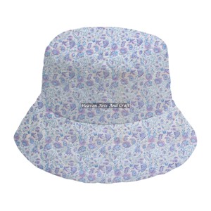 Chapeau Bob Rétro Matelassé en Dôme Automne Hiver, Imprimé à la Main, pour Hommes et Femmes, Effet Amincissant sur le Visage, Pêche, Décontracté, Extérieur, Cyclisme, Quotidien - Product Image 4
