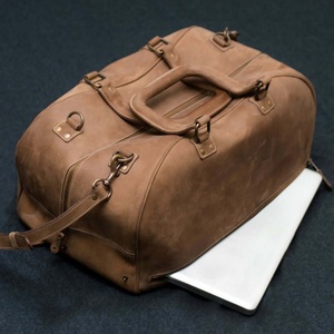 Sac de voyage unisexe léger en gros, sac de sport et de gym personnalisé, imperméable, durable, en cuir PU avec fermeture éclair - Product Image 3