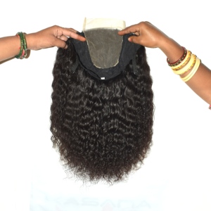 Perruque Lace Front en Cheveux Indiens Bruts, Cheveux Vierges Premium, Noir Naturel, Lisses, avec Double Trame Faite à la Machine et Ligne de Cheveux Pré-Pluckée - Product Image 2
