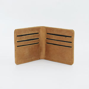 2026 Fashionable 100% Genuine Leather Thin Bank Credit Card Case Mini Card <b>Wallets</b> Best Quality Pocket <b>Wallets</b> Wholesale - Product Image 5