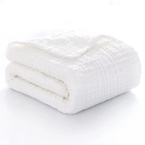 Mantas Suaves de Muselina Transpirable de Algodón para Recién Nacidos, Niños y Niñas, Mantas para Bebés para Uso Doméstico - Product Image 1