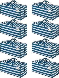 Sacs de courses extra-larges robustes, sacs de rangement avec poignées solides et sangles de sac à dos, sacs de rangement peu encombrants, fabriqués au Vietnam, OEM - Product Image 6