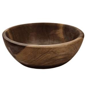 Vajilla de lujo para el hogar, tazón para ensalada de madera de acacia, suministros de comida para bodas y restaurantes, tazón de madera para fiestas - Product Image 1