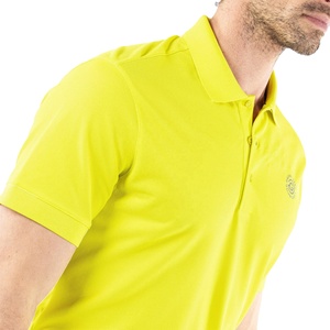 Chemise de golf pour homme en gros OEM Couleur unie 100% polyester coton Manches courtes Respirant Coupe ajustée Chemises polo pour homme - Product Image 3
