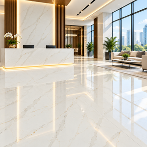 Losa de Cuarzo Calacatta Eternal, Diseño Moderno con Vetas Finas, Aspecto de Mármol, Acabado Pulido Elegante y Lujoso, Uso Residencial y Comercial - Product Image 5