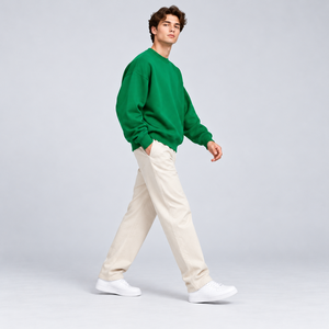 Pullover Sweatshirt Low MOQ <b>Mens</b> <b>Tops</b> Outdoor Side OEM ODM Regular Fit Split Hem Blank <b>Henley</b> Collar Sherpa Sweatshirt <b>Men</b> - Product Image 6