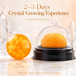 Savon enzymatique à la papaye avec cloche nourrissante en cristal – Coffret cadeau unique pour le nettoyage du visage - Product Image 1