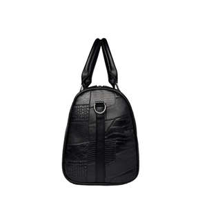 Bolsa de Lona Impermeable Negra Clásica, Bolsa de Viaje y Gimnasio Elegante para Hombres y Mujeres, OEM al por Mayor, Bolsa de Deporte Ligera y Duradera - Product Image 2