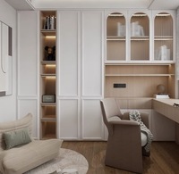 Étagère à livres en bois moderne, écologique, gain de place, avec éclairage, durable, pour chambre, appartement, salon, école