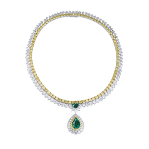 Collier de luxe pour femme en argent 925 avec diamant de laboratoire taille poire, couleur E/F, clarté VS-VVS, certifié IGI, bijoux de mariage - Product Image 4