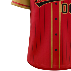 Maillots de football américain imprimés par sublimation 100% polyester respirant à séchage rapide pour hommes, manches courtes, col en V, haute qualité - Product Image 3