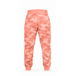 Peach <b>Camo</b> Tracksuit Unisex Full Zip Hooded <b>Jacket</b> Jogger Pants Set Customized Camouflage Casual Sportswear Training Outfit - Product Image 4