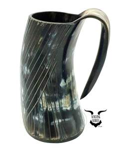 Tasses à boire en corne de bœuf les plus vendues, logo personnalisé, design unique, qualité polie, style animalier - Product Image 5