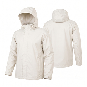 Veste coupe-vent formelle imperméable à fermeture éclair pour homme de haute qualité, grande taille, avec logo personnalisé, col montant, uniforme d'extérieur pour homme - Product Image 6